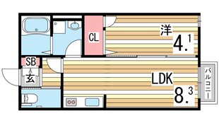 リンクス岡本の物件間取画像